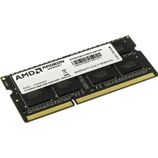 Изображение Оперативная память 8 GB DDR3L AMD Radeon R5 Entertainment Series (12800 МБ/с, 1600 МГц, CL11)