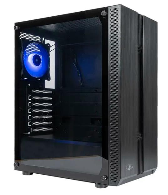 Изображение Корпус Eurocase A31 ARGB (mATX, ATX, Mini-ITX, черный, без БП)/()