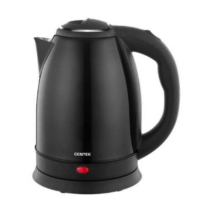 Изображение Электрический чайник CENTEK CT-1068 (2000 Вт/2 л /нержавеющая сталь/черный)