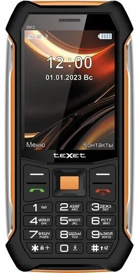 Изображение Мобильный телефон teXet TM-D412,оранжевый, черный