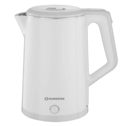 Изображение Электрический чайник Eurostek EEK-3028 (1500 Вт/2 л /пластик, нержавеющая сталь/белый)