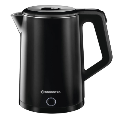 Изображение Электрический чайник Eurostek EEK-3030 (1500 Вт/2 л /пластик, нержавеющая сталь/черный)
