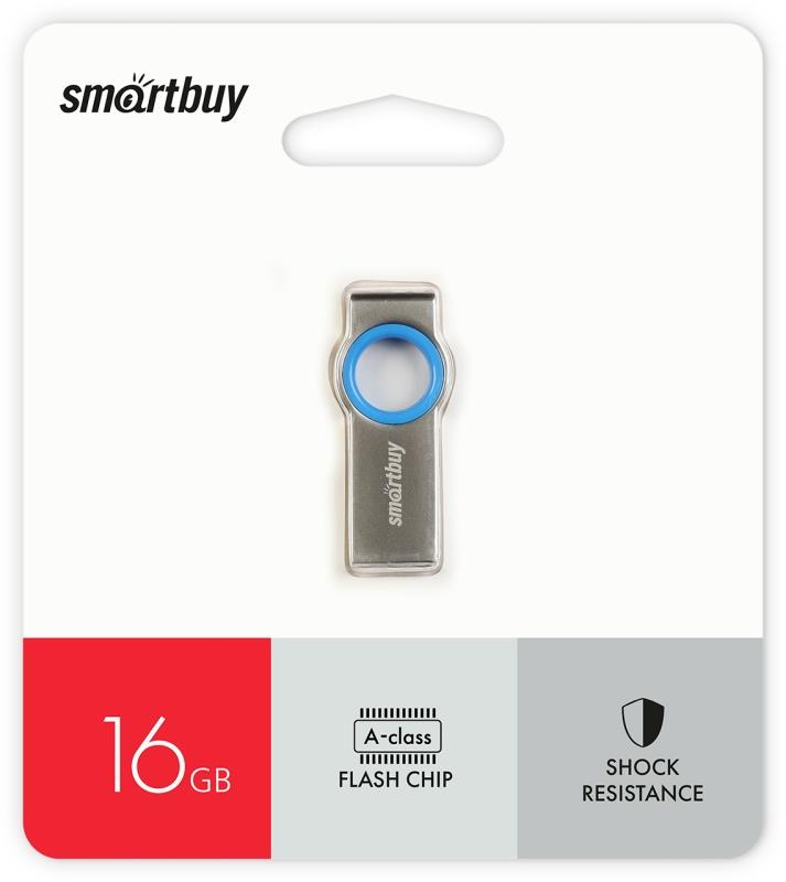 Изображение USB flash SmartBuy MC2,(USB 2.0/16 Гб)-серебристый (SB016GBMC2)