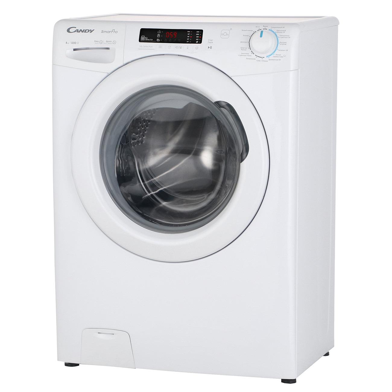 Изображение Стиральная машина Candy CSH44283DW/2-07, белый (фронтальная, 8 кг, 1200 об/мин )
