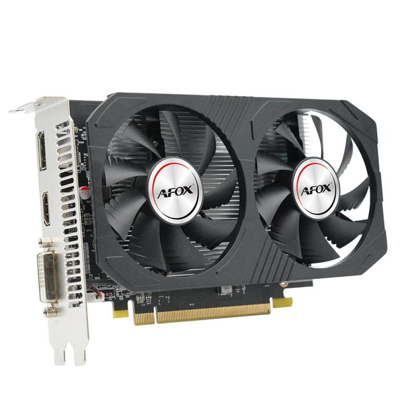 Изображение Видеокарта AFOX Radeon RX 550 Dual Fan 8G 8 Гб (AMD Radeon RX 550, GDDR5)/(AFRX550-8192D5H4-V6)