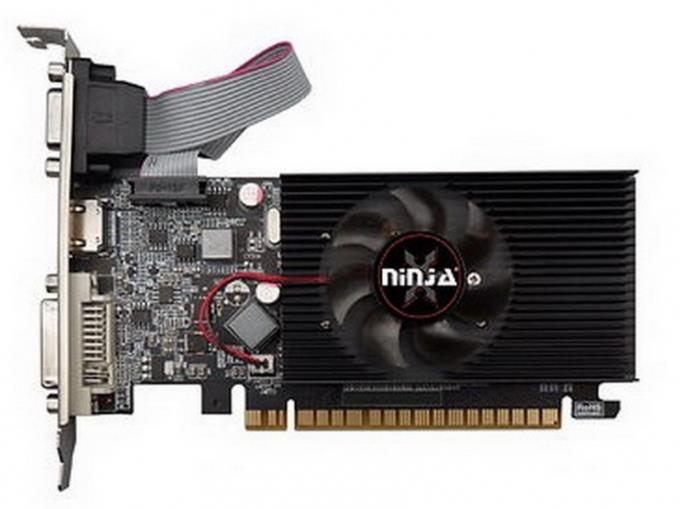 Изображение Видеокарта Sinotex Nvidia GeForce GT 610 NINJA 2G 2 Гб (NVIDIA GeForce GT 610, GDDR3)/(NF61NP023F)