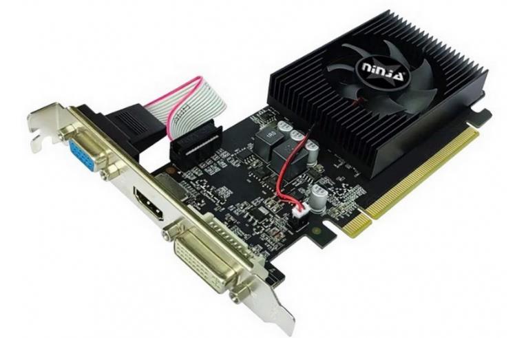 Изображение Видеокарта Sinotex Nvidia GeForce GT 240 NINJA 1G 1 Гб (NVIDIA GeForce GT 240, GDDR3)/(NH24NP013F)