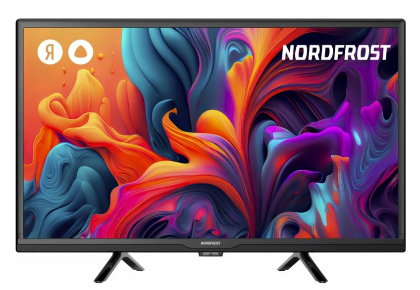 Изображение Телевизор NORDFROST Y 2401 HD-R 24" HDR, 720p HD Smart TV черный