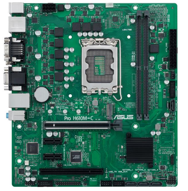 Изображение Материнская плата LGA 1700 Asus PRO H610M-C-CSM