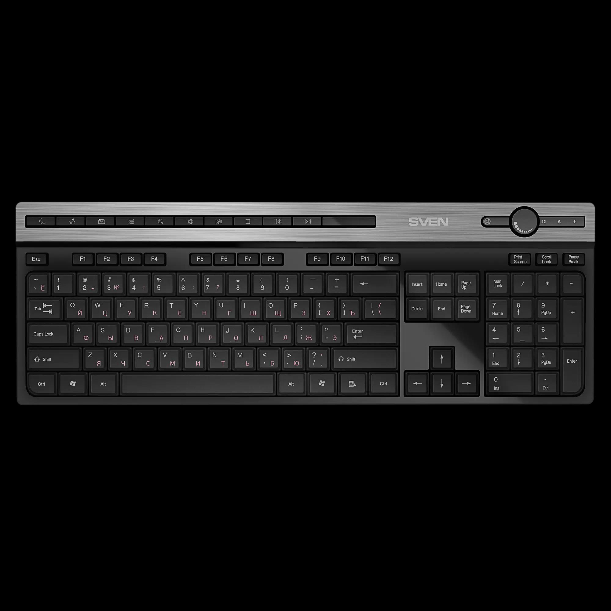 Изображение Клавиатура Sven KB-E5500W (USB), (черный)