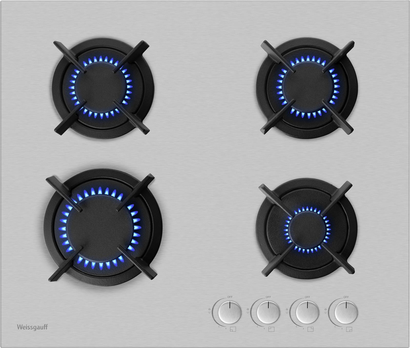 Изображение Варочная панель Weissgauff HGG 640 XR (нержавеющая сталь)