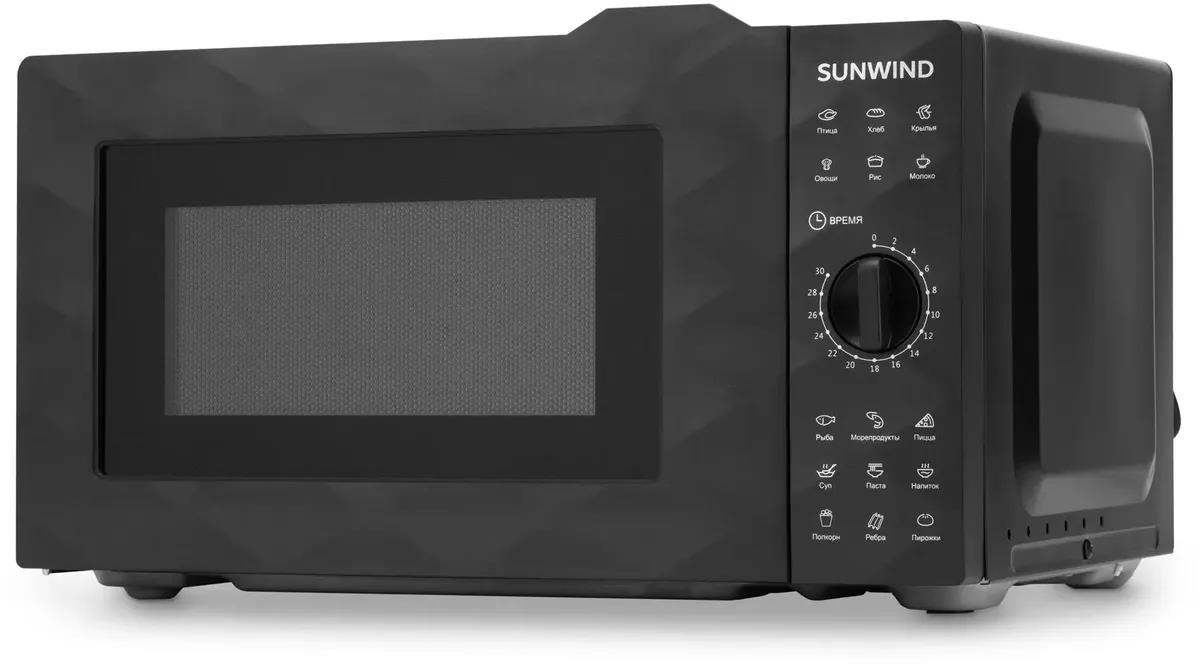 Изображение Микроволновая печь Sunwind SUN-MW002 (700 Вт  20 л    черный)