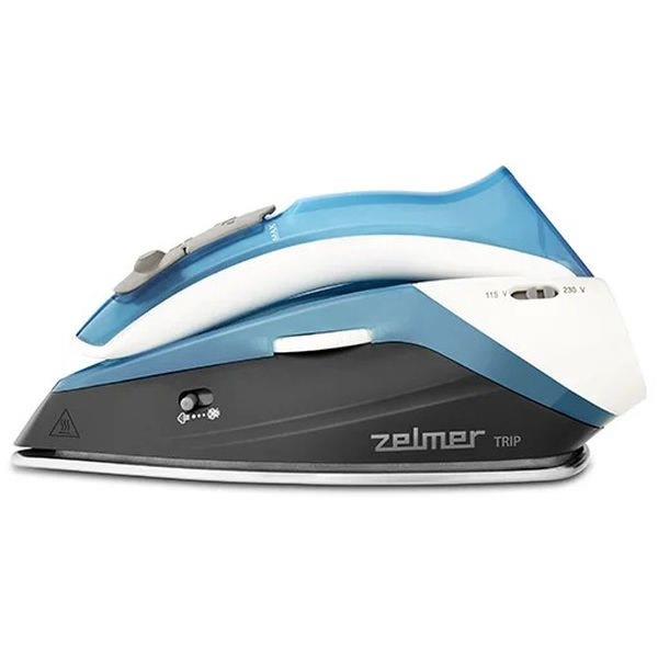 Изображение Утюг Zelmer ZIR0500 TRIP WHITE/BLUE/GREY (1100 Вт/голубой)