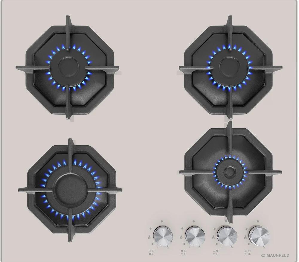 Изображение Варочная панель MAUNFELD EGHG.64.2CBG/G (бежевый)