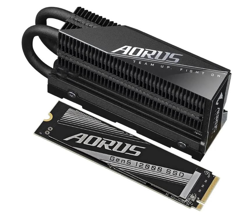 Изображение SSD диск GIGABYTE Aorus Gen5 12000 1024 Гб 2280 (AG512K2TB)