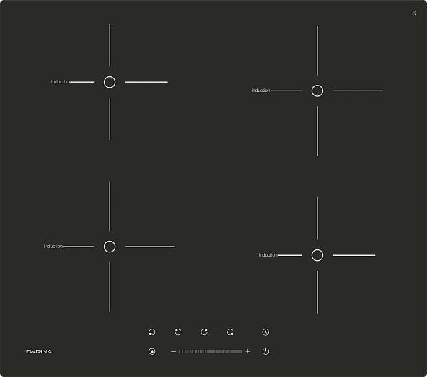 Изображение Варочная панель Дарина PL EI313 B (черный)