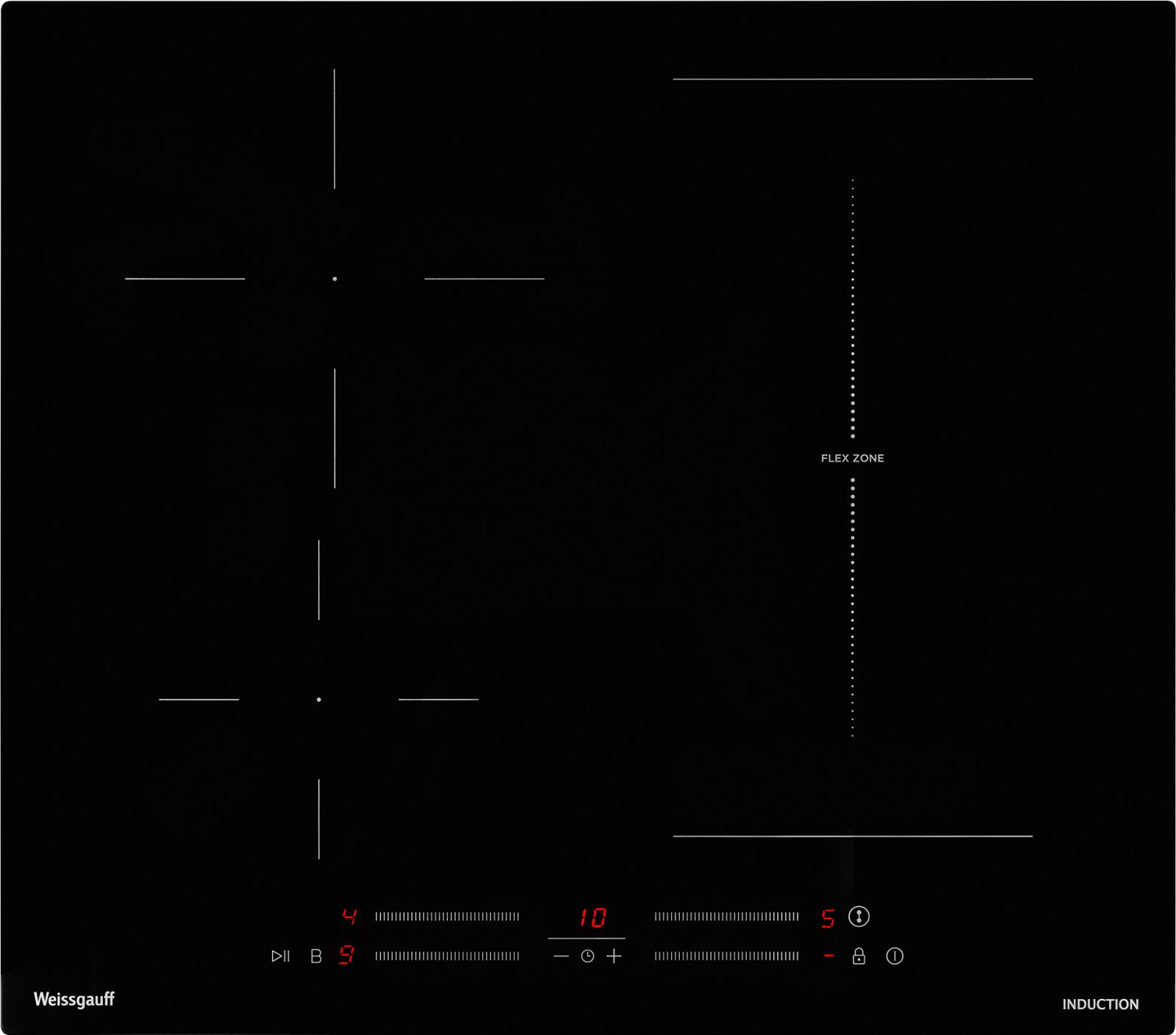 Изображение Варочная панель Weissgauff HI 643 BSCM Flex (черный)