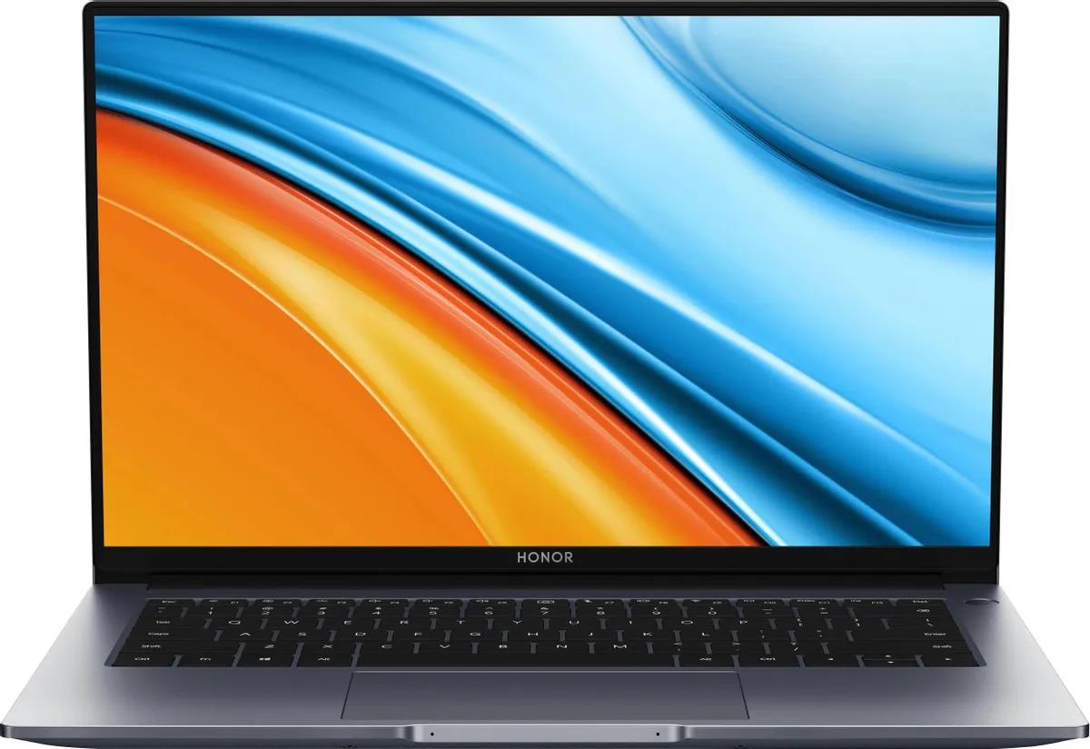 Изображение Ноутбук HONOR MagicBook 14 NMH-WFQ9HN (AMD 5500U 2100 МГц/ SSD 512 ГБ  /RAM 16 ГБ/ 14" 1920x1080/VGA встроенная/ DOS) (5301AFWF)