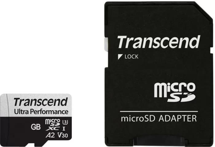 Изображение Карта памяти Transcend MicroSDXC Ultra Performance Class 10 128 Гб адаптер на SD TS128GUSD340S