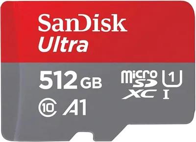 Изображение Карта памяти SanDisk MicroSDXC Ultra Class 10 512 Гб  SDSQUAC-512G-GN6MN