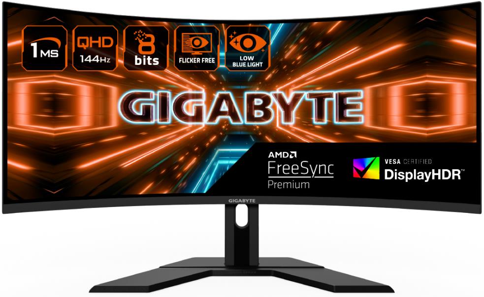 Изображение Монитор GIGABYTE G34WQC A-EK (34 "/3440x1440/TFT *VA)