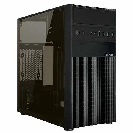 Изображение Корпус Ginzzu D250 (ATX, черный, без БП)/(D250)