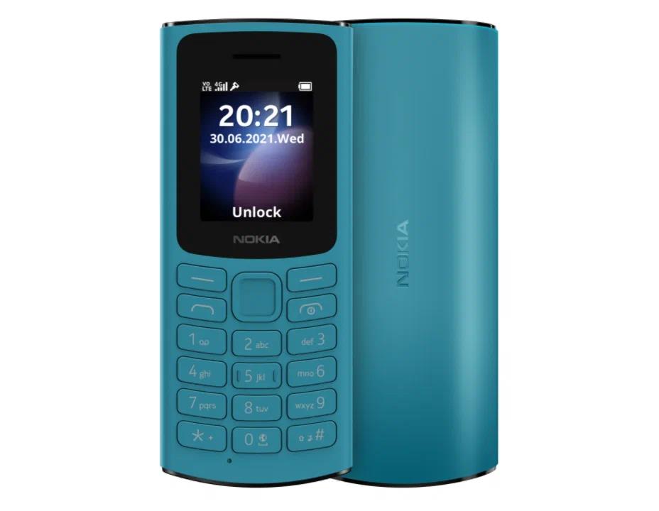 Изображение Мобильный телефон Nokia 105 (TA-1557),синий