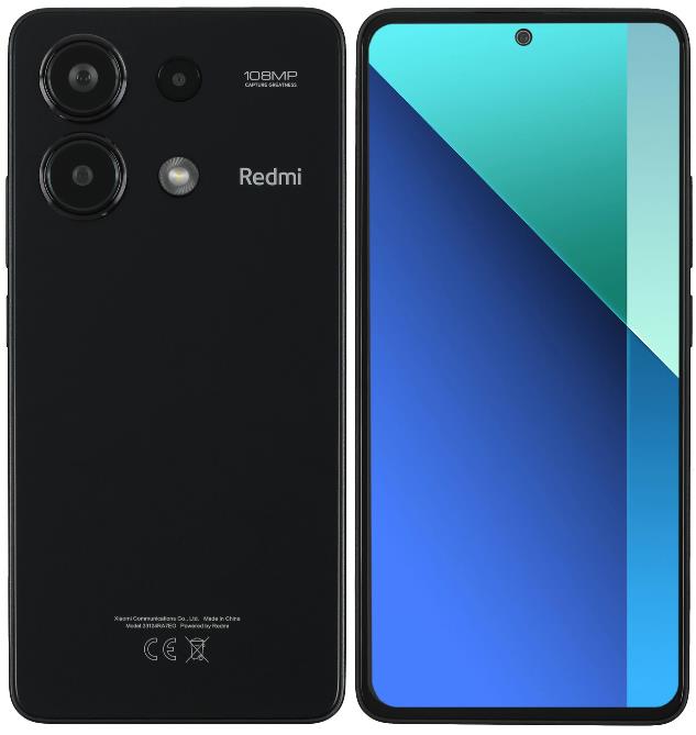 Изображение Смартфон Xiaomi Redmi Note 13 (256 Гб/8 Гб) черный