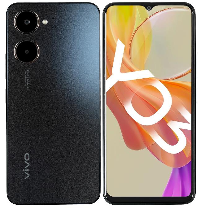 Изображение Смартфон Vivo Y03 (128 Гб/4 Гб) черный