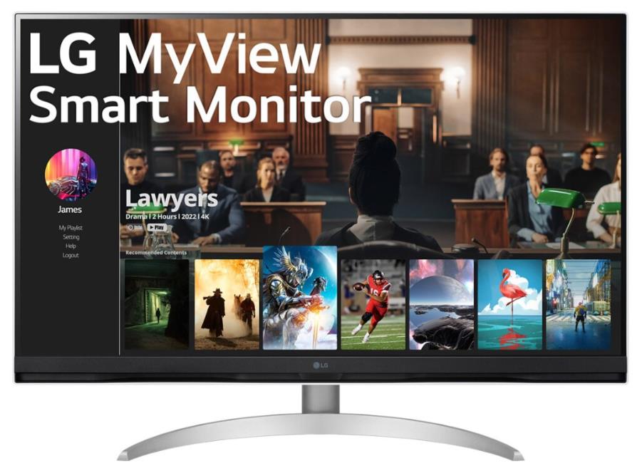 Изображение Монитор LG 32SQ700S-W MyView (31,5 "/3840x2160/TFT *VA)