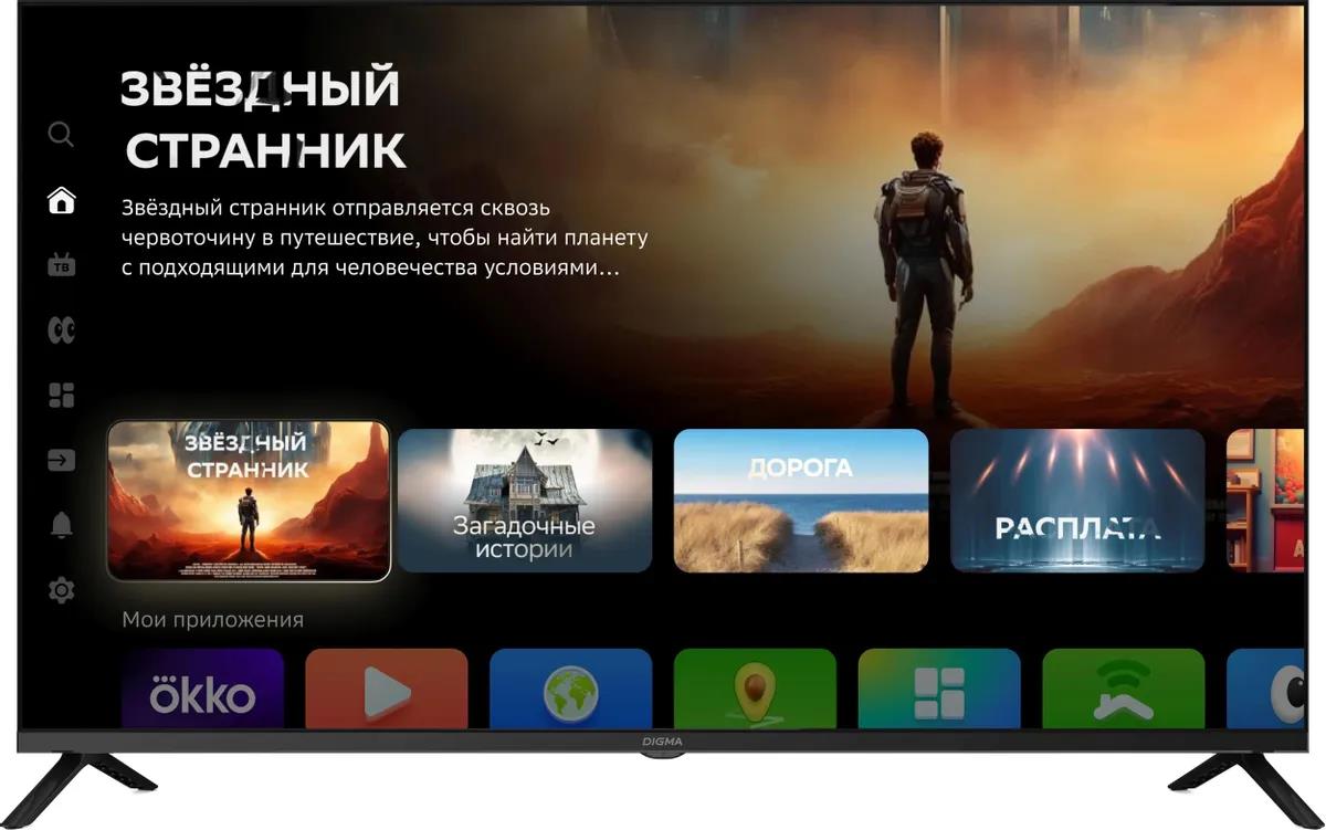 Изображение Телевизор Digma DM-LED43SBB36 43" 1080p Full HD Smart TV черный