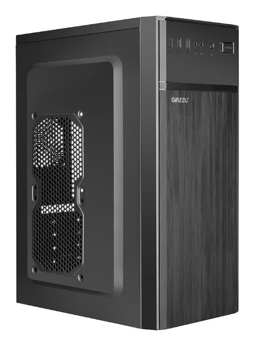 Изображение Корпус Ginzzu A420 (mATX, ATX, Mini-ITX, черный, без БП)/(Ginzzu A420)