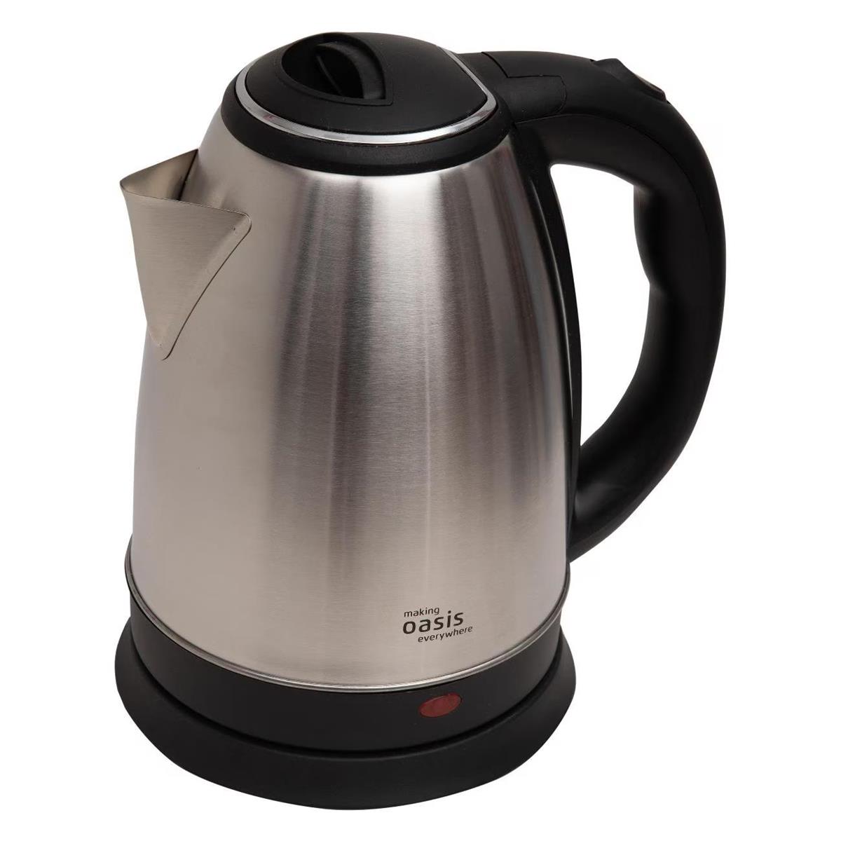 Изображение Электрический чайник Oasis K-10NS (2200 Вт/1,8 л /нержавеющая сталь/сталь)