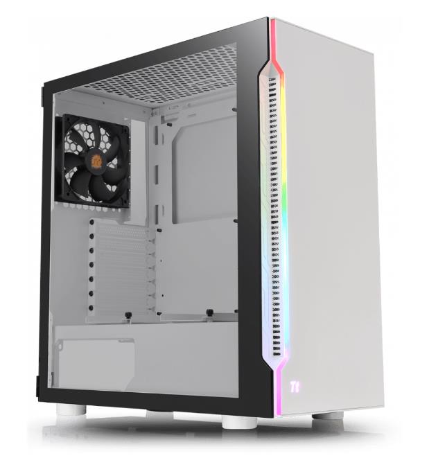 Изображение Корпус Thermaltake H200 TG RGB White (mATX, ATX, Mini-ITX, черный, без БП)/(CA-1M3-00M6WN-00)