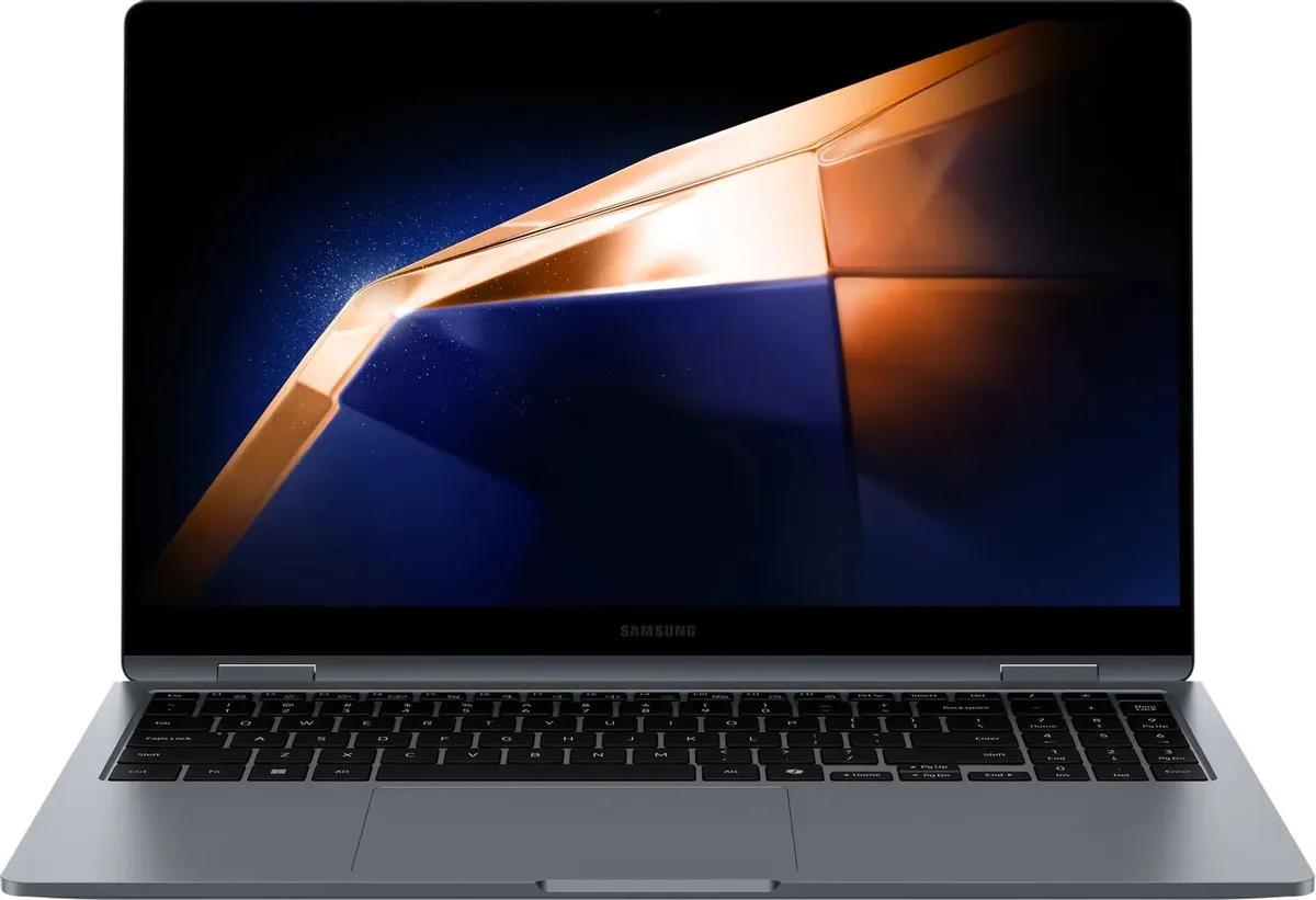 Изображение Ноутбук Samsung Galaxy Book 4 360 NP750 (Intel 120U 1400 МГц/ SSD 512 ГБ  /RAM 16 ГБ/ 15.6" 1920x1080/VGA встроенная/ Windows 11 Home) (NP750QGK-KG1IN)