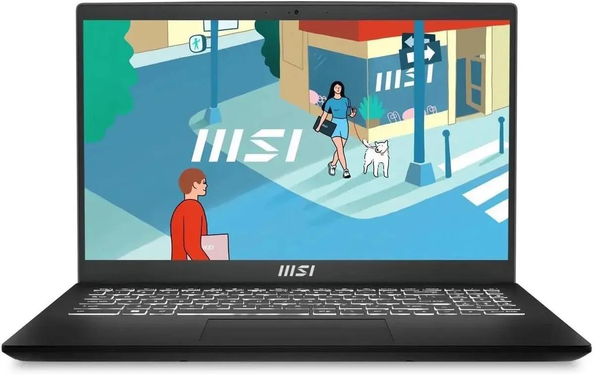 Изображение Ноутбук MSI Modern 15 H B13M-099RU (Intel 13700H 2400 МГц/ SSD 512 ГБ  /RAM 16 ГБ/ 15.6" 1920x1080/VGA встроенная/ Windows 11 Pro) (9S7-15H411-099)