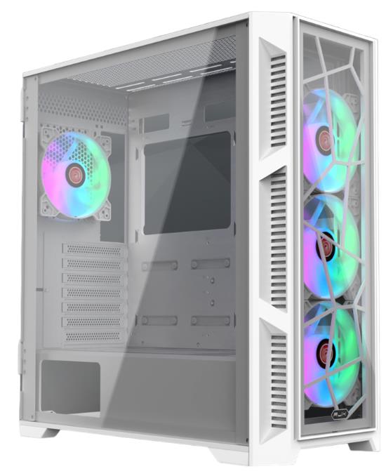 Изображение Корпус Raijintek Agos Ultra TG4 White (mATX, ATX, Mini-ITX, EATX, белый, без БП)/(0R20B00227)