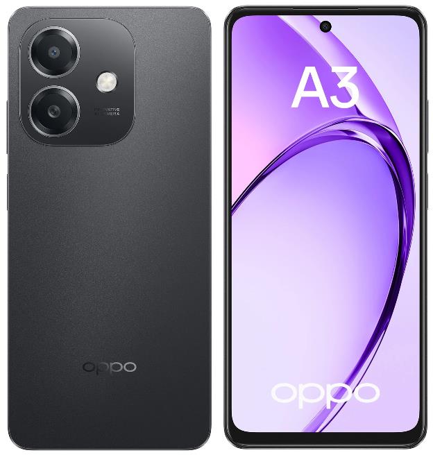 Изображение Смартфон OPPO A3 (256 Гб/6 Гб) черный