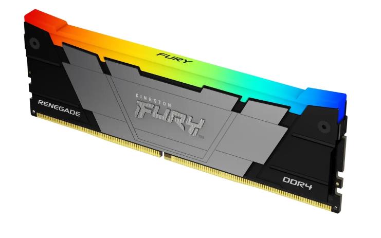 Изображение Оперативная память 8 GB DDR4 Kingston Fury Renegade RGB (25600 МБ/с, 3200 МГц, CL16)