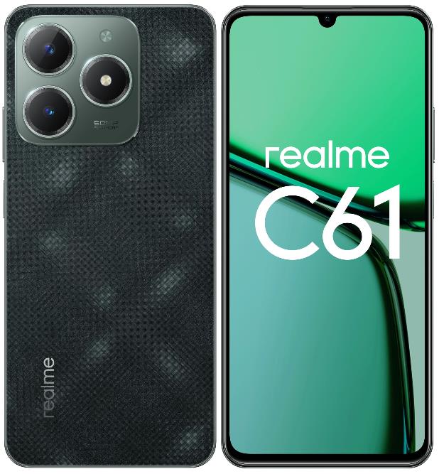 Изображение Смартфон Realme C61 (256 Гб/8 Гб) зеленый