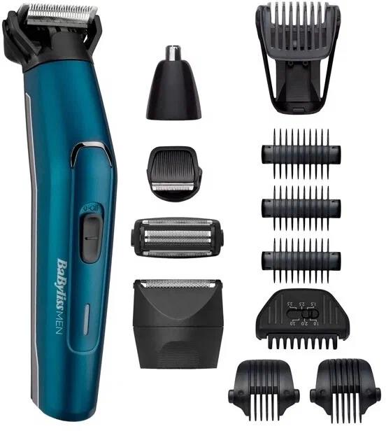 Изображение Набор для стрижки тела, в носу и ушах, бороды и усов BaByliss MT890E, голубой