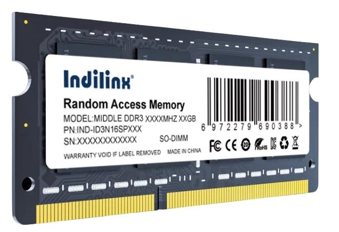 Изображение Оперативная память 4 GB DDR3 Indilinx IND-ID3N16SP04X (12800 МБ/с, 1600 МГц, CL11)