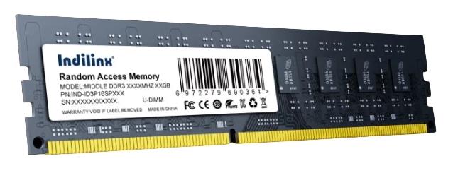 Изображение Оперативная память 4 GB DDR3 Indilinx IND-ID3P16SP04X (12800 МБ/с, 1600 МГц, CL11)