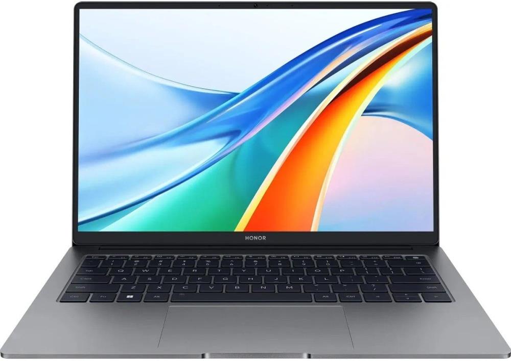 Изображение Ноутбук HONOR MagicBook X14 2024 FRI-H56 (AMD 7640HS 4300 МГц/ SSD 512 ГБ  /RAM 16 ГБ/ 14" 1920x1200/VGA встроенная/ Без ОС) (5301AKAU)