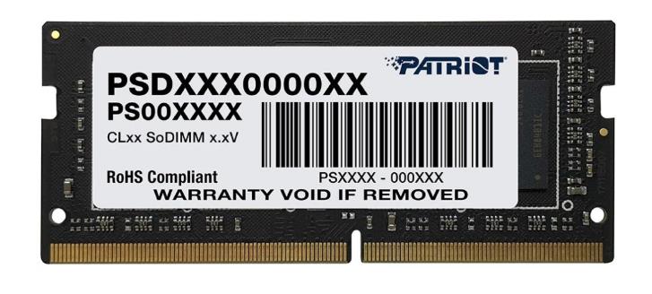 Изображение Оперативная память 8 GB DDR4 Patriot PSD48G26662S (21300 МБ/с, 2666 МГц, CL19)