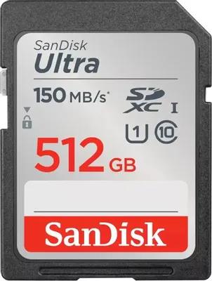 Изображение Карта памяти SanDisk SDXC Ultra Class 10 512 Гб  SDSDUNC-512G-GN6IN