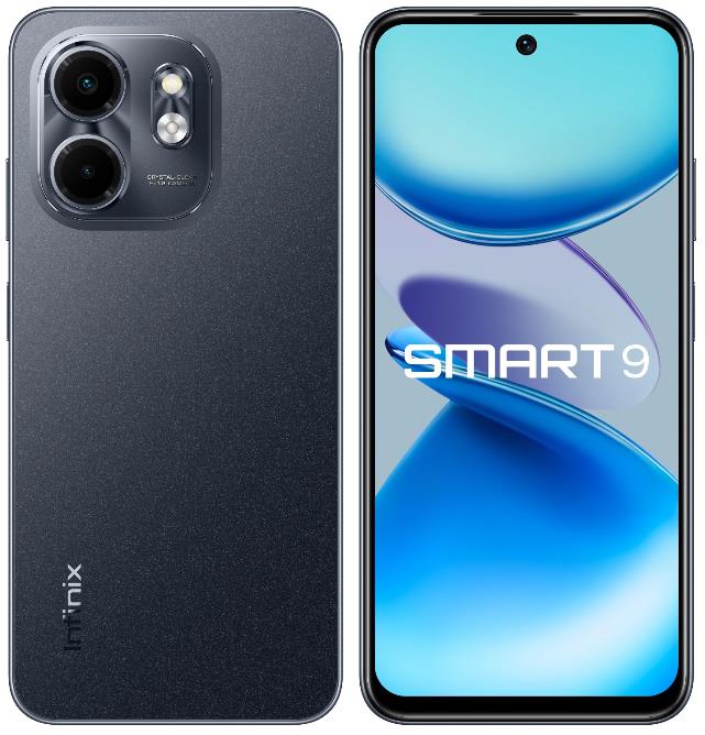 Изображение Смартфон Infinix Smart 9 (128 Гб/4 Гб) черный