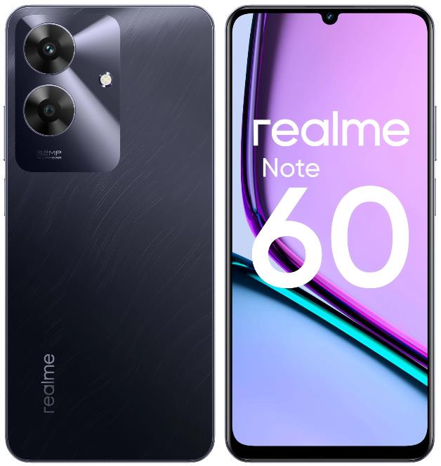 Изображение Смартфон Realme Note 60 (128 Гб/4 Гб) черный