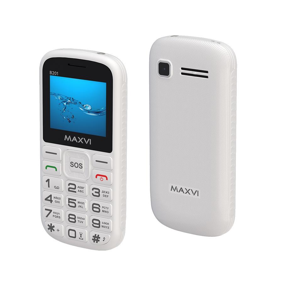 Изображение Мобильный телефон MAXVI B201,белый