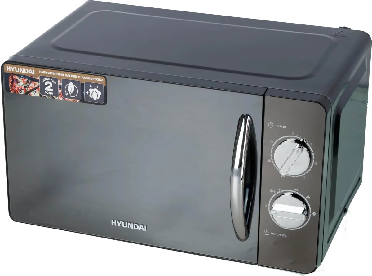 Изображение Микроволновая печь Hyundai HYM-M2007 (700 Вт  20 л    черный)